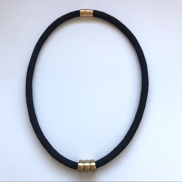 Black rope necklace - Multiple ways to wear - Picture 2 of 12